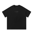 LAŚE Oversized Tee — Black